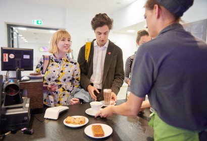 Studierende im Austausch